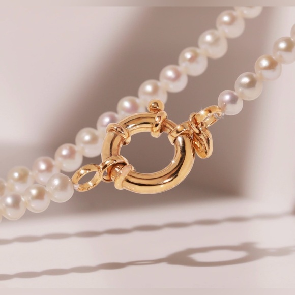 Aurate Pearl Aura Beaded Necklace